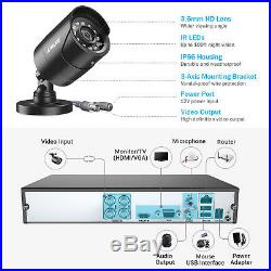 ANNKE Smart 1080P CCTV System 3000TVL Camera 8+2CH DVR Home Security Kit Remote