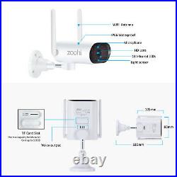 ANRAN 3MP Outdoor Wireless Security WIFI Camera System 12''LCD Monitor CCTV NVR