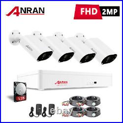 ANRAN 8CH Wired 1080P Home CCTV IP Camera Security DVR System Night Vision
