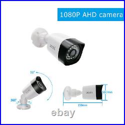 ANRAN Home Security Outdoor Camera System 4CH 1080P AHD DVR 3000TVL 2MP CCTV Kit