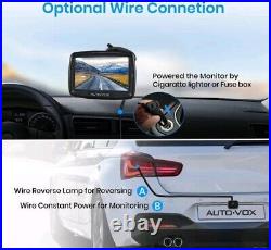 AUTO-VOX M1W Wireless Reversing Camera Kit 6 LEDS Super Night Vision, IP68 Wat