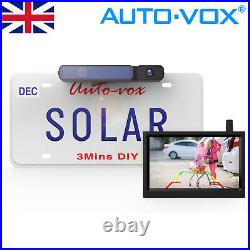 AUTO-VOX Upgraded Digital Wireless Solar Reversing Camera Kit 5 Monitor Parking