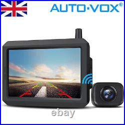 AUTO-VOX W-7 Digital Wireless Car Rear View Reversing Camera Kit 5 LCD Monitor