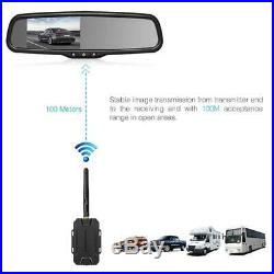 AUTO VOX Wireless Reverse Camera Kit Car Backup with Rear View Mirror