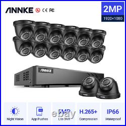 Annke 1080p Cctv System 8ch H. 265+ Dvr Night Vision Outdoor Security Camera Kit