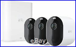 Arlo Pro 3 Indoor/Outdoor Wireless 2K HDR Security Camera System 3 Camera Kit
