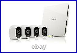 Brand New Arlo Smart Home 4 Hd Security Camera Kit Netgear Vms3430-100eus