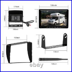 Bus Truck Caravan Dual Digital Wireless Reversing Rear View Monitor/Camera kits