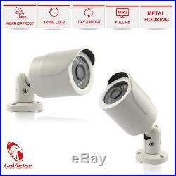CCTV 16CH 8CH DVR Record HD 2.4MP 1080P Outdoor Home Security Cameras System Kit