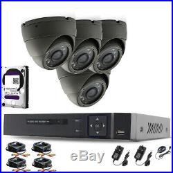 CCTV 4CH 1080P FULL HD DVR Outdoor NightVision 4xCamera Home Security System Kit