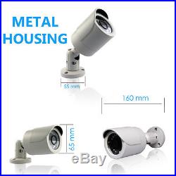 CCTV 4CH 2.4MP 1080P Camera Day Night Vision Waterproof Home Security System KIT