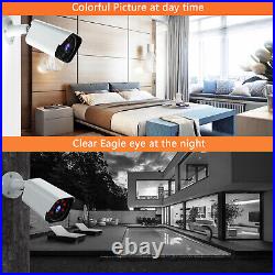 CCTV Camera System 1080P DVR Outdoor Home Surveillance/Office Security Kit UK