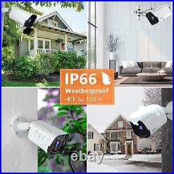 CCTV Camera System 1080P DVR Outdoor Home Surveillance/Office Security Kit UK