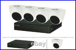 CCTV Kit system 1080P 4 indoor Cameras DAHUA Security 8 CH DVR & cables complete