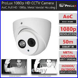 CCTV System 2MP 4CH DVR Camera Outdoor Audio Sound Mic 50m Night Vision 1TB Kit