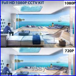 CCTV System Full HD DVR 2.4MP 1080P Outdoor IR Night Home Camera Security Kit
