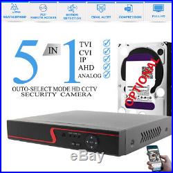 CCTV ULTRA HD 1960P 1080P 5MP Night Vision Outdoor DVR Home Security System Kit
