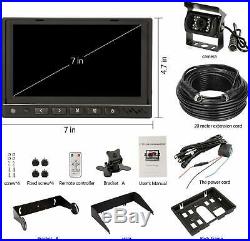 Car Reversing Camera Kit, HD Waterproof Night Vision Rear View Reversing Camera