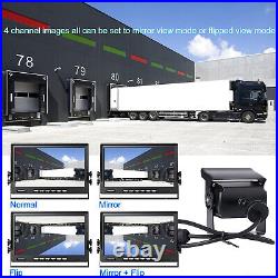 Caravan 4x Camera 4PIN System 9 DVR Monitor 12V/24V Reversing Camera 1080P Kit