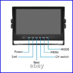 Caravan 4x Camera 4PIN System 9 DVR Monitor 12V/24V Reversing Camera 1080P Kit