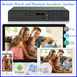 Cctv Camera Security System Kit 1080p Hd 4ch Dvr Home Outdoor With Hard Drive Uk