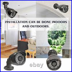 Cctv Camera Security System Kit 1080p Hd 4ch Dvr Home Outdoor With Hard Drive Uk