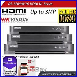 Cctv Hikvision 1080p 2.4mp Hd Night Vision Outdoor Dvr Home Security System Kits