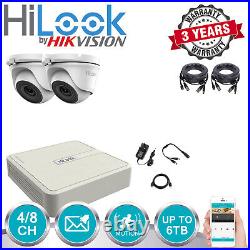 Cctv System Hikvision Hilook Hd 4ch 8ch Dvr Dome Night Vision Outdoor Camera Kit