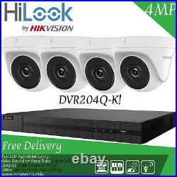 Cctv System Hikvision Hilook Hdmi Dvr Dome Night Vision Outdoor Cameras Full Kit