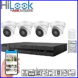 Cctv System Hikvision Hilook Hdmi Nvr Dome Night Vision Outdoor Cameras Full Kit