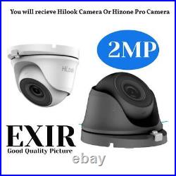 Cctv System Hikvision Hizone Hdmi Dvr Dome Night Vision Outdoor Cameras Full Kit