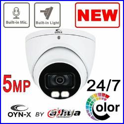 Cctv System Oyn-x Dvr 5mp 24/7 Audio Colorvu Cameras Night Vision Uk Kit