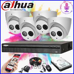 Dahua CCTV SYSTEM HDMI DVR NIGHT VISION OUTDOOR CAMERA FULL HD MICROPHONE KIT