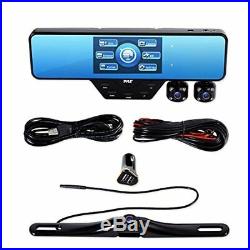 Dash Cam Video Recording System Rearview Backup Kit, 1080p Night Vision Cam
