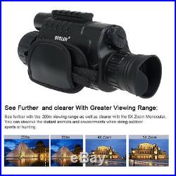 Digital IR Night Vision Monocular Camera DVR +Free 2 Battery+Charger Kit+8GB SD