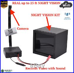 Do It Yourself DIY Kit 1080P HD WIFI Wireless Hidden Spy Night Vision Camera