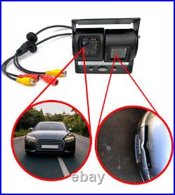 Dual Twin Reversing Rear View Reversing Parking Camera For Commercial Van Lorry