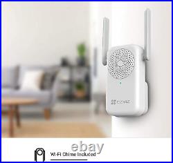 EZVIZ DB2C Kit Wire-Free Rechargeable Battery 1080p Video Doorbell with Chime