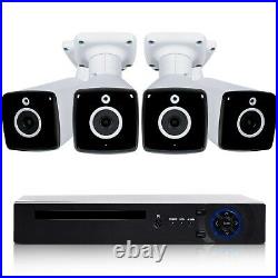 ElectriQ CCTV 4 Camera System 4K Ultra HD 8 Channel DVR Night Vision 2TB HDD