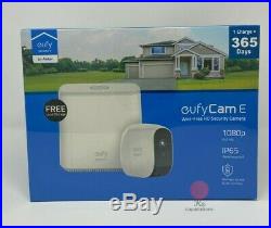 Eufy eufyCam E Wireless Home Security Camera System 1080p HD IP65 1-Cam Kit
