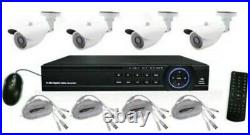 FLOUREON AHD 8Ch Wired CCTV complete kit with 4 Cameras 1TB HDD NEW IN BOX