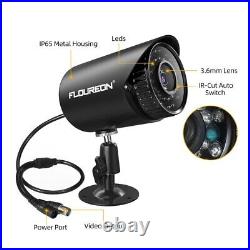 Flouren 1080P HD CCTV Camera Security System Kit 4CH DVR Home Outdoor IR NEW