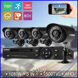 Floureon 8 Channel DVR CCTV Kit with 4 X nightvision outdoor cameras