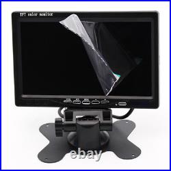 For Caravan Truck Lorry 4 Pin 15M 7 Monitor Dual Rear View Reverse Camera Kit