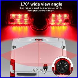 For Fiat Ducato Reversing Backup Camera Brake Light Night Vision + 7inch Monito