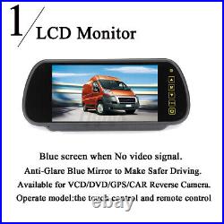 For Mercedes Sprinter VW 7'' Monitor Brake Light Rear View Reverse Camera Kit US