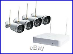 Foscam FN3104W Wireless CCTV System 1TB Hard Drive 4x Outdoor IP Cameras Grade A