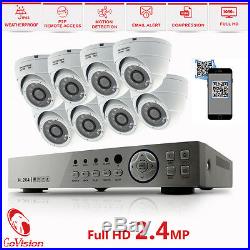 GoVision Home CCTV HD 2.4MP 1080P Night Vision Surveillance Security Cameras Kit