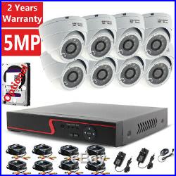 Govision 5mp Cctv System 4k Uhd Dvr 4ch 8ch Hd Outdoor Camera Home Security Kit