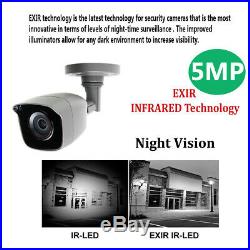 Govision CCTV 5MP HD 1080P Night Vision Outdoor DVR Home Security System Kit UK